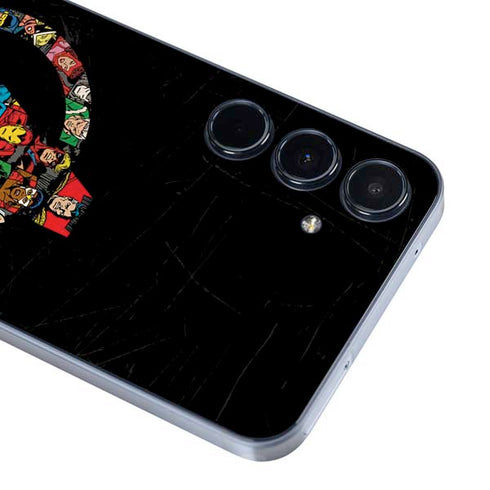 Marvel Classic Comics Avengers Logo Galaxy A35 5G Skin